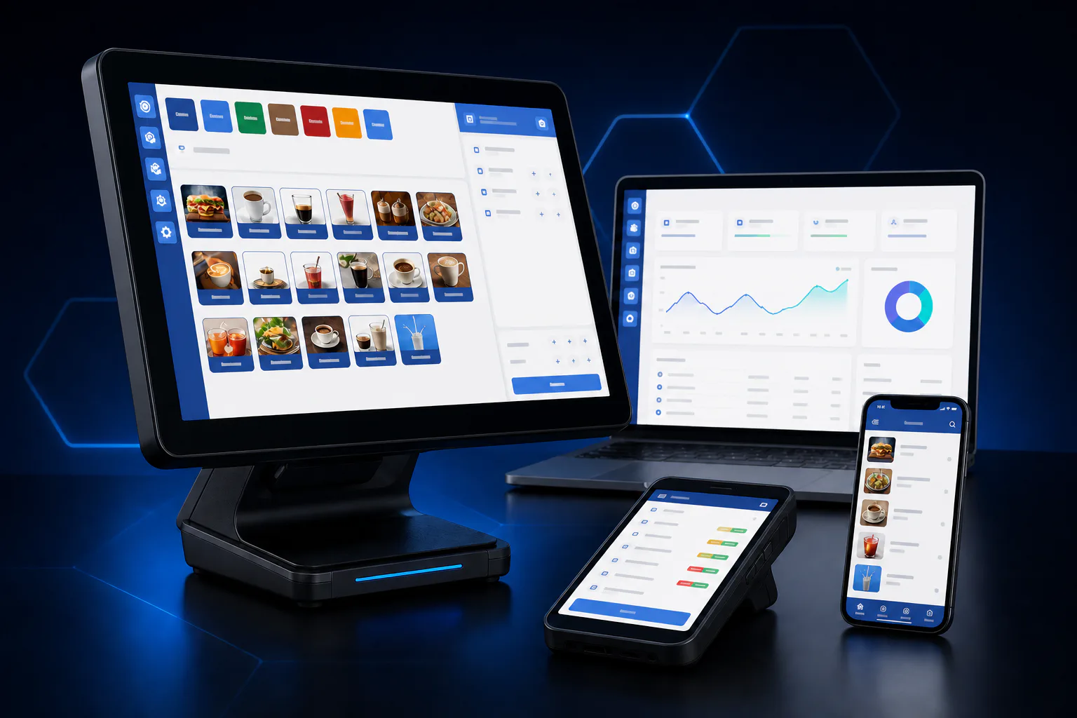 Silize POS, Commander, Portal y Carta Digital en varios dispositivos