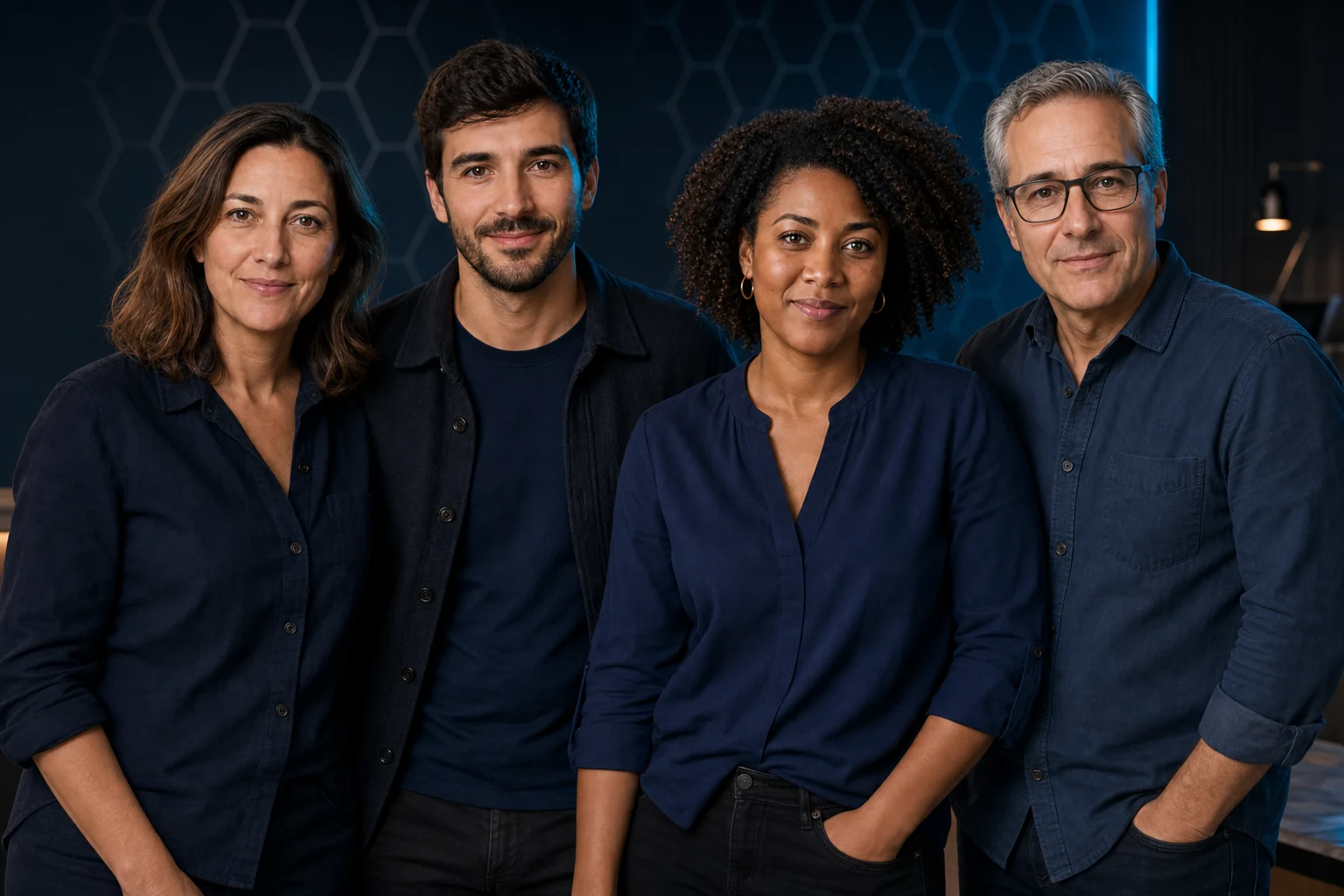 Retrato conjunto del equipo Silize
